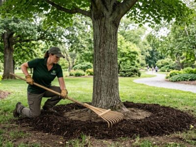 How to Safely Landscape Around Mature Trees Without Damaging Their Root Systems
